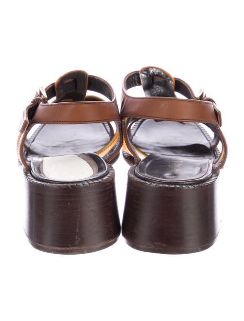 Prada Leather Gladiator Sandals