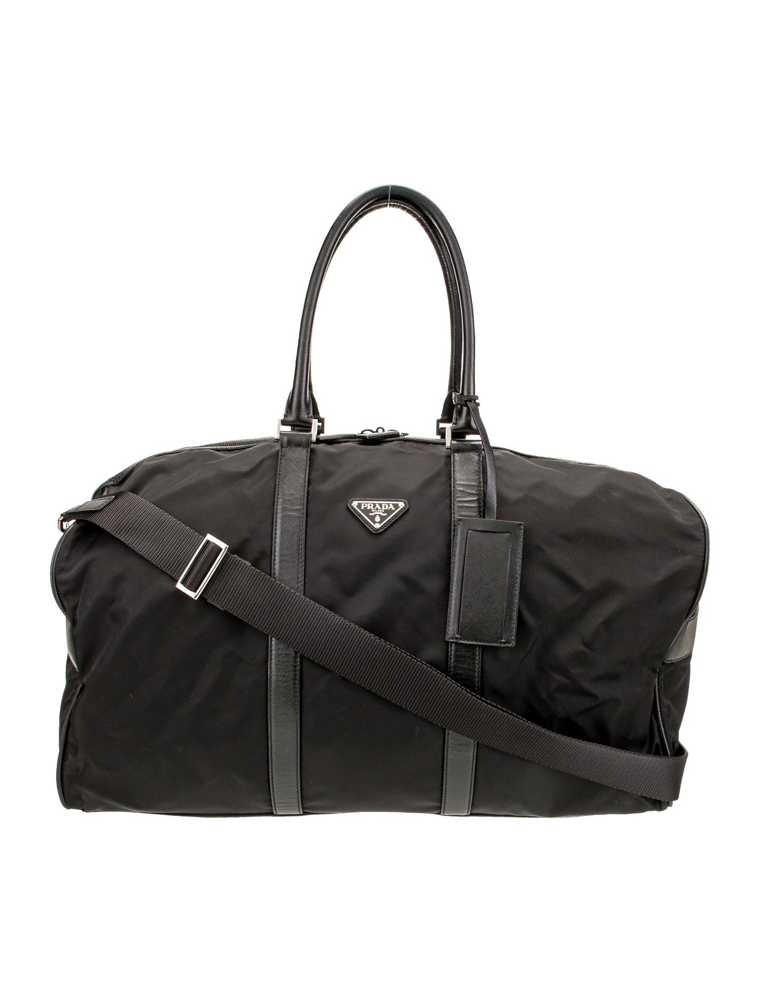 Prada Tessuto Nylon Weekender Bag