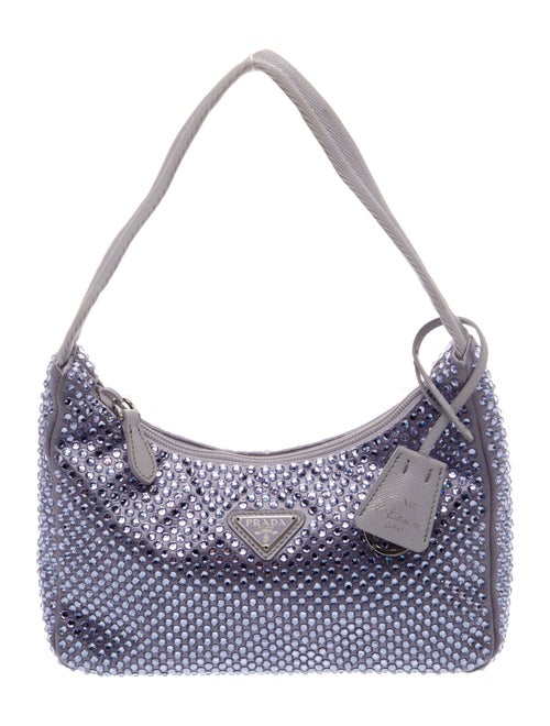 Prada Enameled Metal Triangle Re-Edition 2000