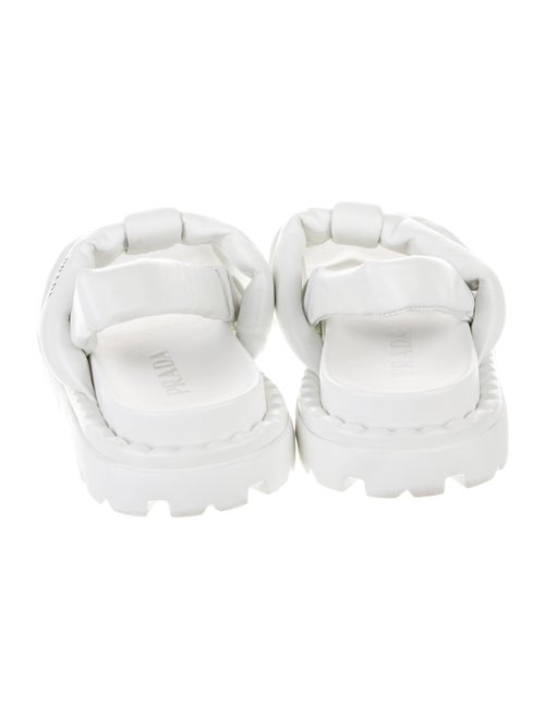 Prada Leather Slingback Sandals
