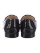 Prada Patent Leather Tassel Accents Loafers