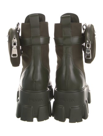Prada Leather Combat Boots