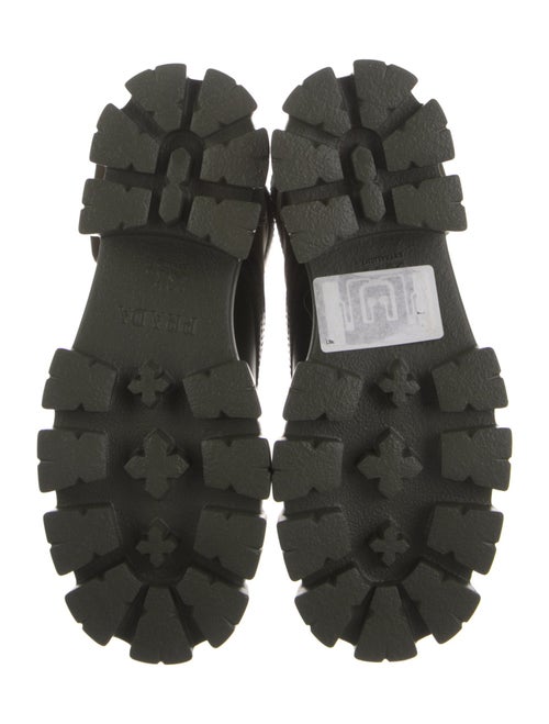 Prada Leather Combat Boots