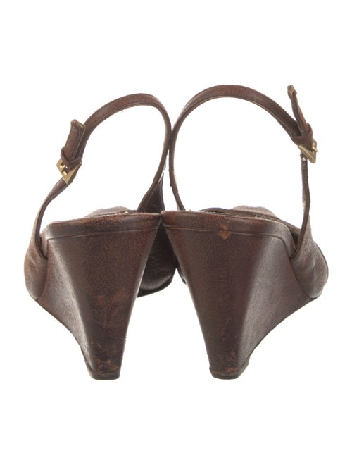 Prada Leather Slingback Pumps