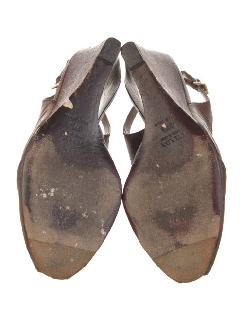 Prada Leather Slingback Pumps