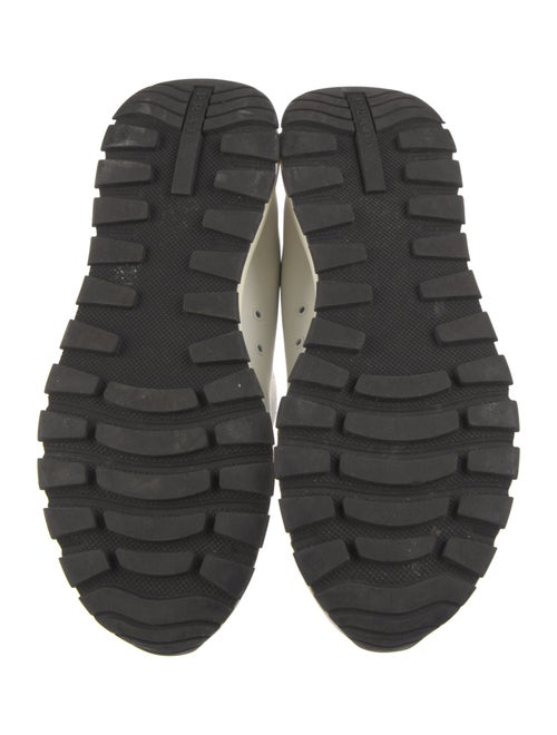 Prada Leather Printed Sneakers