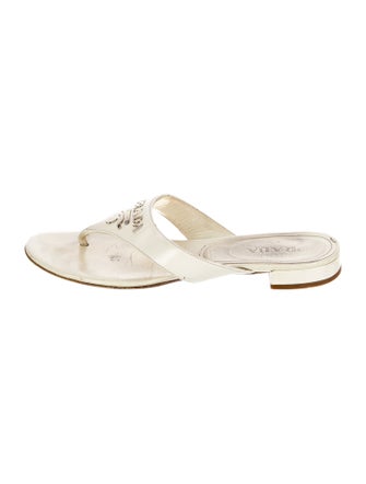 Prada Leather Slides