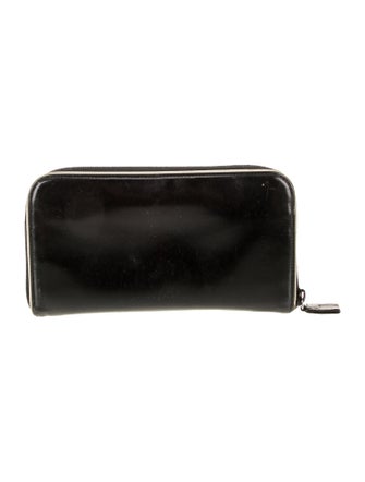 Prada Patent Leather Continental Wallet