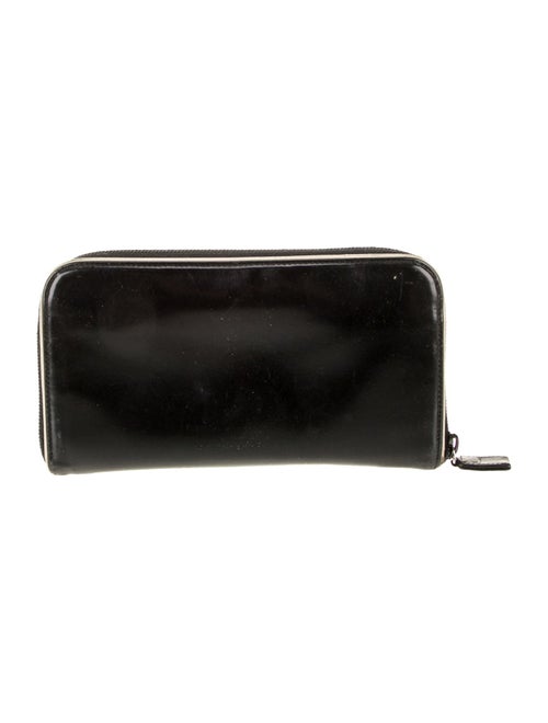 Prada Patent Leather Continental Wallet