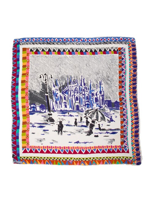 Prada Silk Printed Scarf