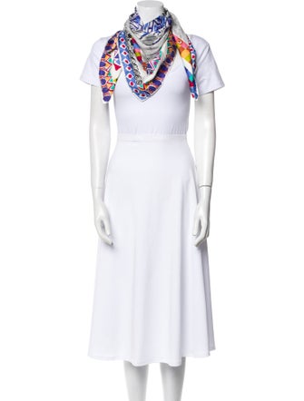 Prada Silk Printed Scarf