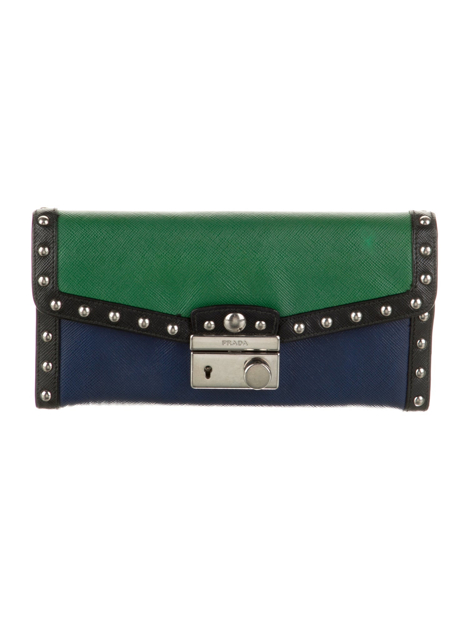 Prada Saffiano Lux Leather Continental Wallet