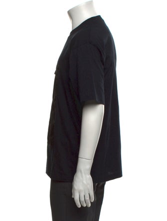 Prada 2018 Enameled Metal Triangle T-Shirt