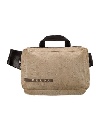 Prada Canvas Messenger Bag