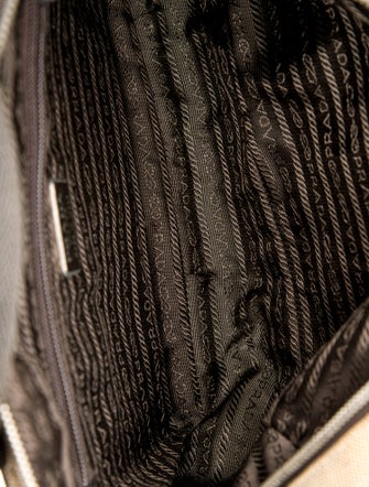 Prada Canvas Messenger Bag