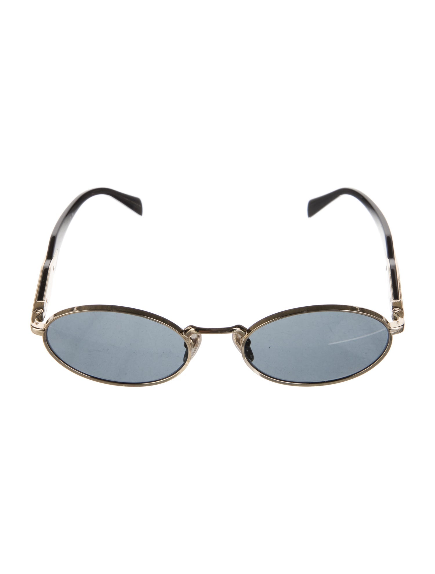 Prada Round Mirrored Sunglasses
