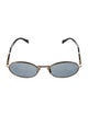 Prada Round Mirrored Sunglasses