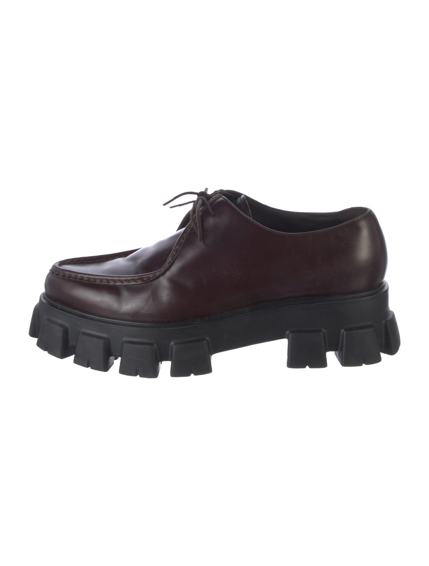 Prada Leather Derby Shoes