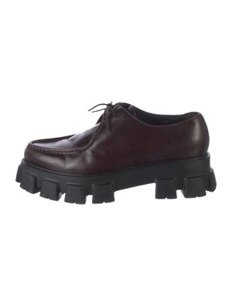 Prada Leather Derby Shoes