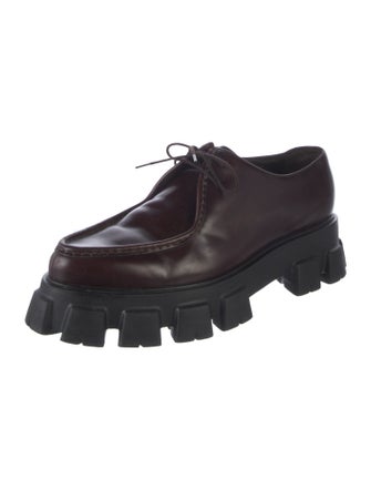 Prada Leather Derby Shoes