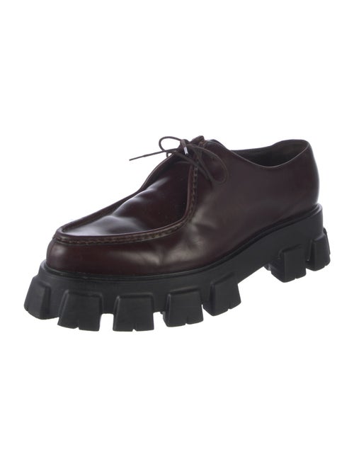 Prada Leather Derby Shoes