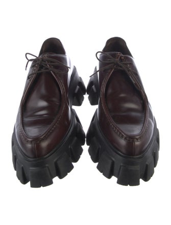Prada Leather Derby Shoes