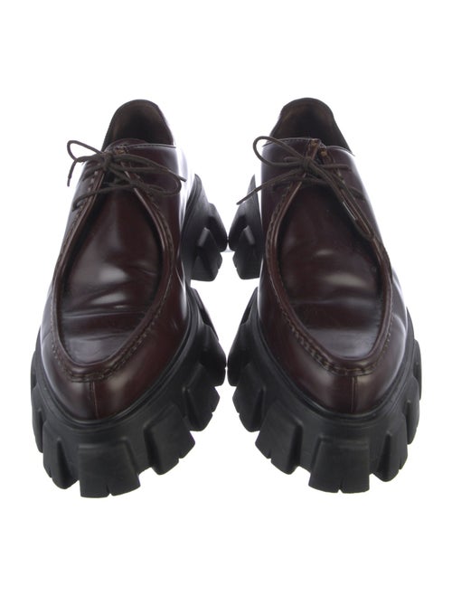 Prada Leather Derby Shoes