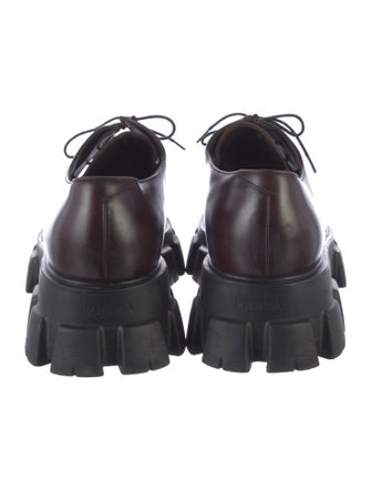 Prada Leather Derby Shoes