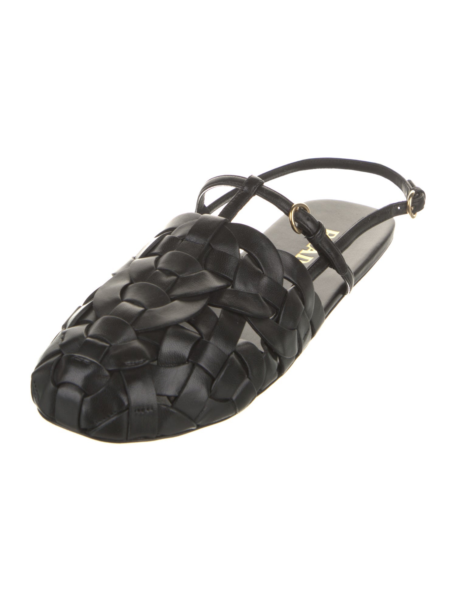Prada Leather Slingback Flats w/ Tags
