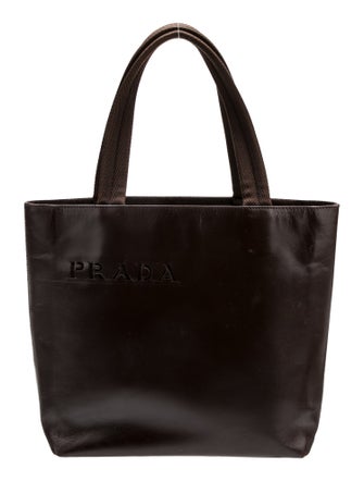 Prada City Calf Leather Tote