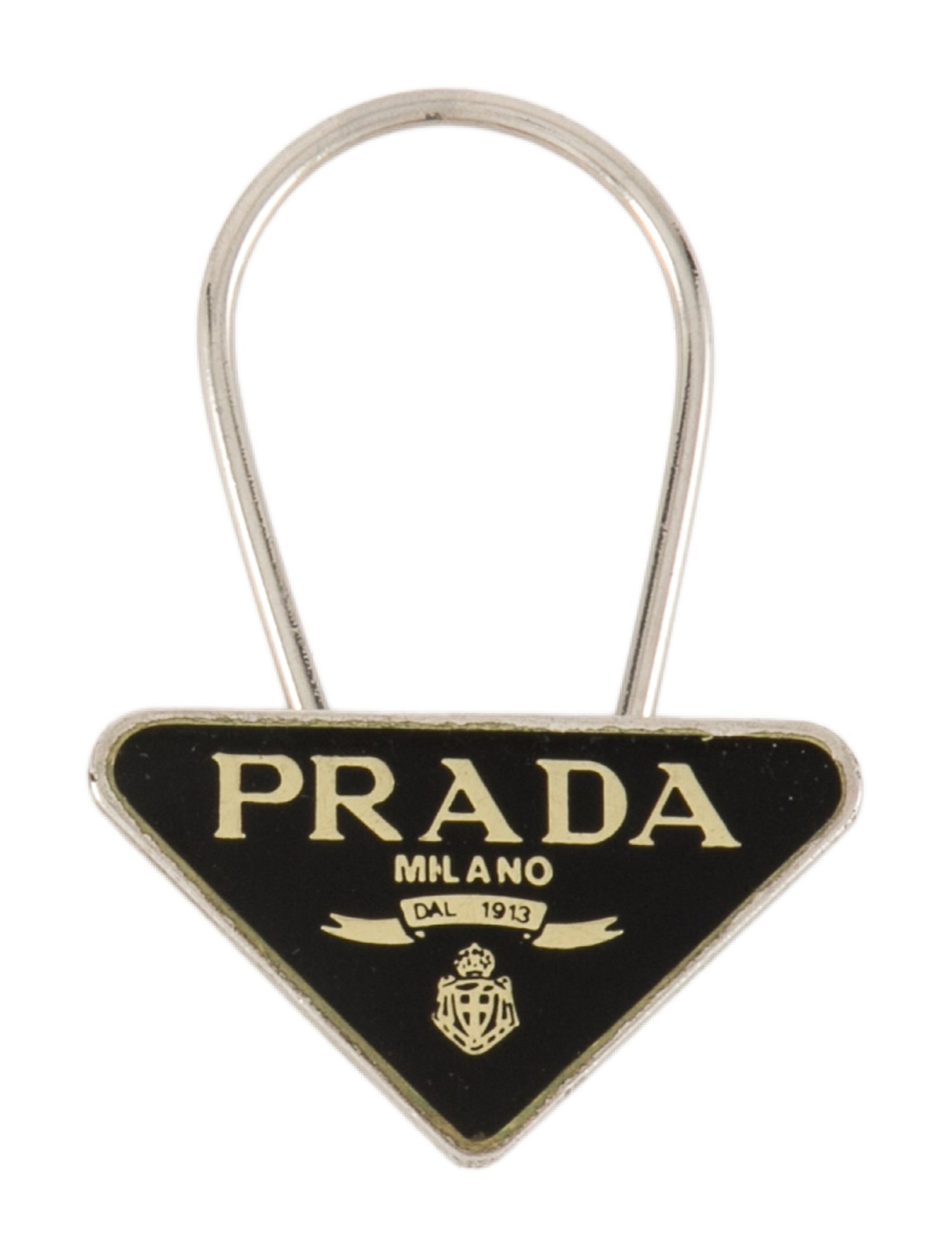 Prada Logo Keychain
