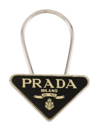 Prada Logo Keychain