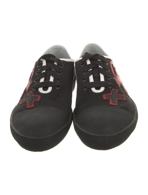 Prada Canvas Printed Sneakers