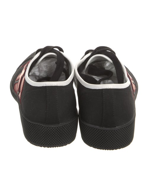Prada Canvas Printed Sneakers