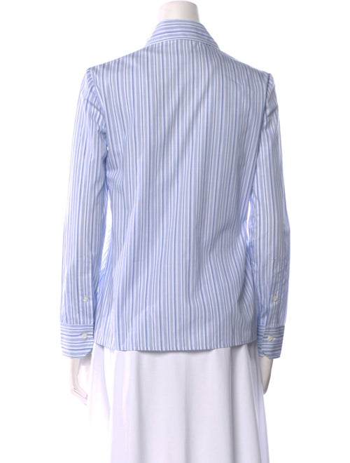 Prada 2019 Striped Button-Up Top
