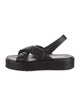 Prada Leather Slingback Sandals