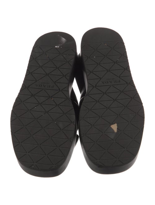 Prada Leather Slingback Sandals