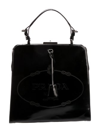 Prada Spazzolato Leather Top Handle Bag