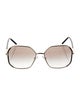 Prada Oversize Gradient Sunglasses