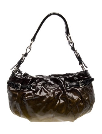 Prada Vernice Leather ombre patent leather flap