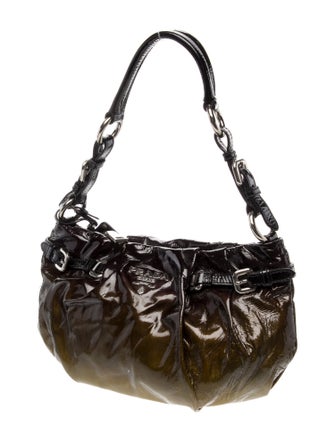 Prada Vernice Leather ombre patent leather flap