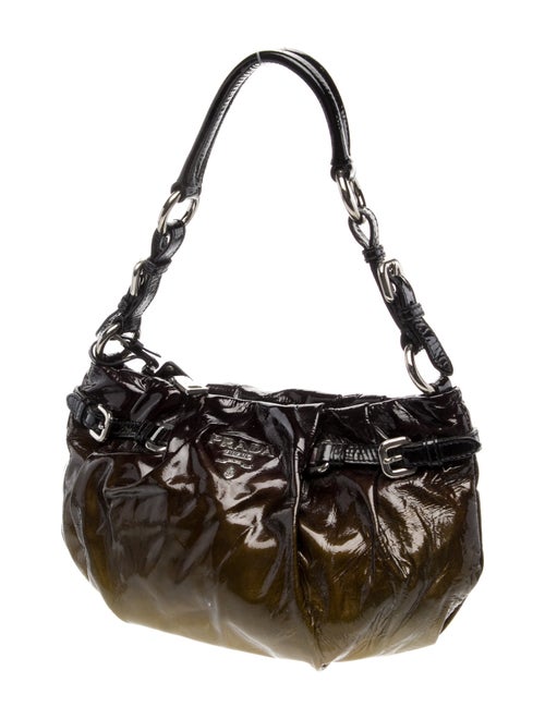 Prada Vernice Leather ombre patent leather flap
