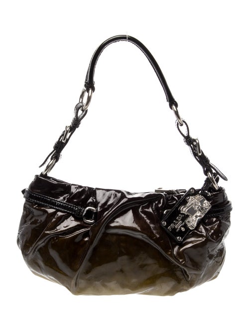 Prada Vernice Leather ombre patent leather flap