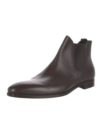 Prada Leather Chelsea Boots