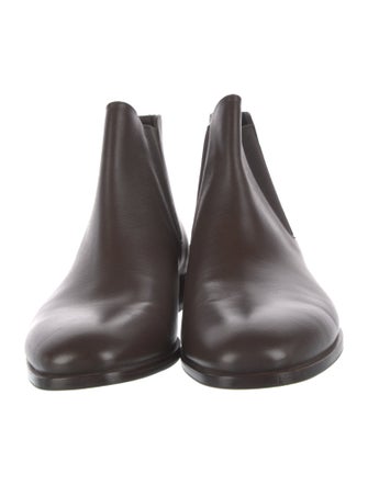 Prada Leather Chelsea Boots