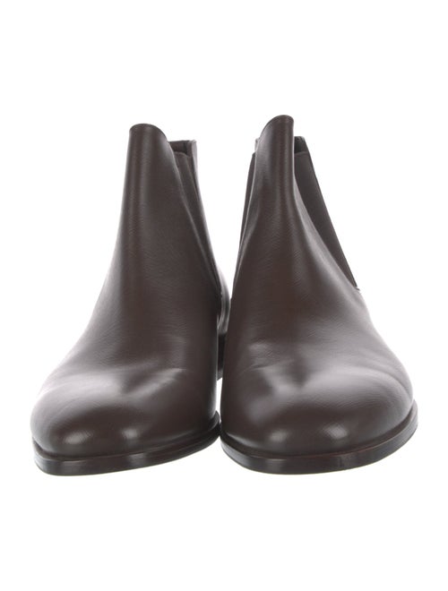 Prada Leather Chelsea Boots