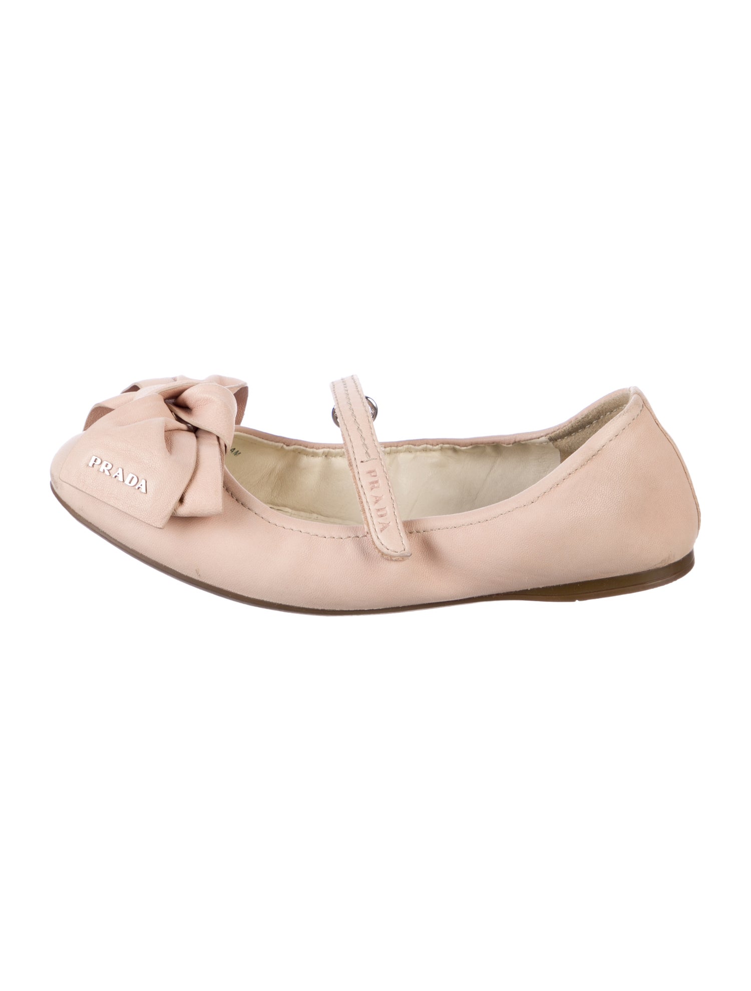 Prada Girls' Ballet Flats