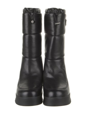 Prada Leather Rain Boots