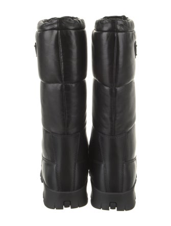 Prada Leather Rain Boots