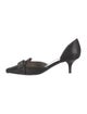 Prada Leather D'Orsay Pumps